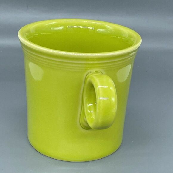 Fiesta HLC Fiestaware Cup Mug Tom & Jerry O Ring Handle Lemongrass Lime Green - Picture 8 of 11